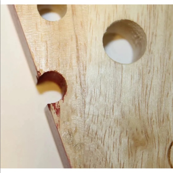 Abbott Wooden Cheese Cutter Mouse Like Design Hard Wood With Stainless Cutter - Picture 7 of 12